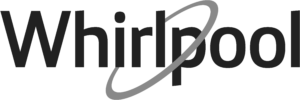 whirpool logo grey